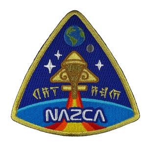 Nibiru Officer&#39;s Insignia - NAZCA Ancient Astronaut Mission Patch |  | ancient astronauts |