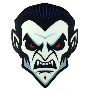 Dracula head sticker | Dracula | Horror |