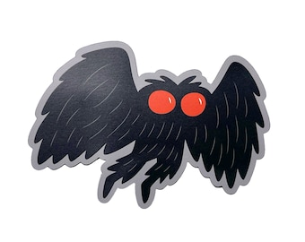 Mothman Cute magnet | Mothman | Cryptozoology |