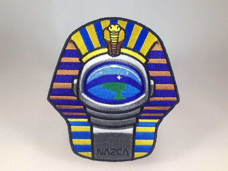 NAZCA Ancient Astronaut Mission Patch ancient aliens Pharaoh Astronaut