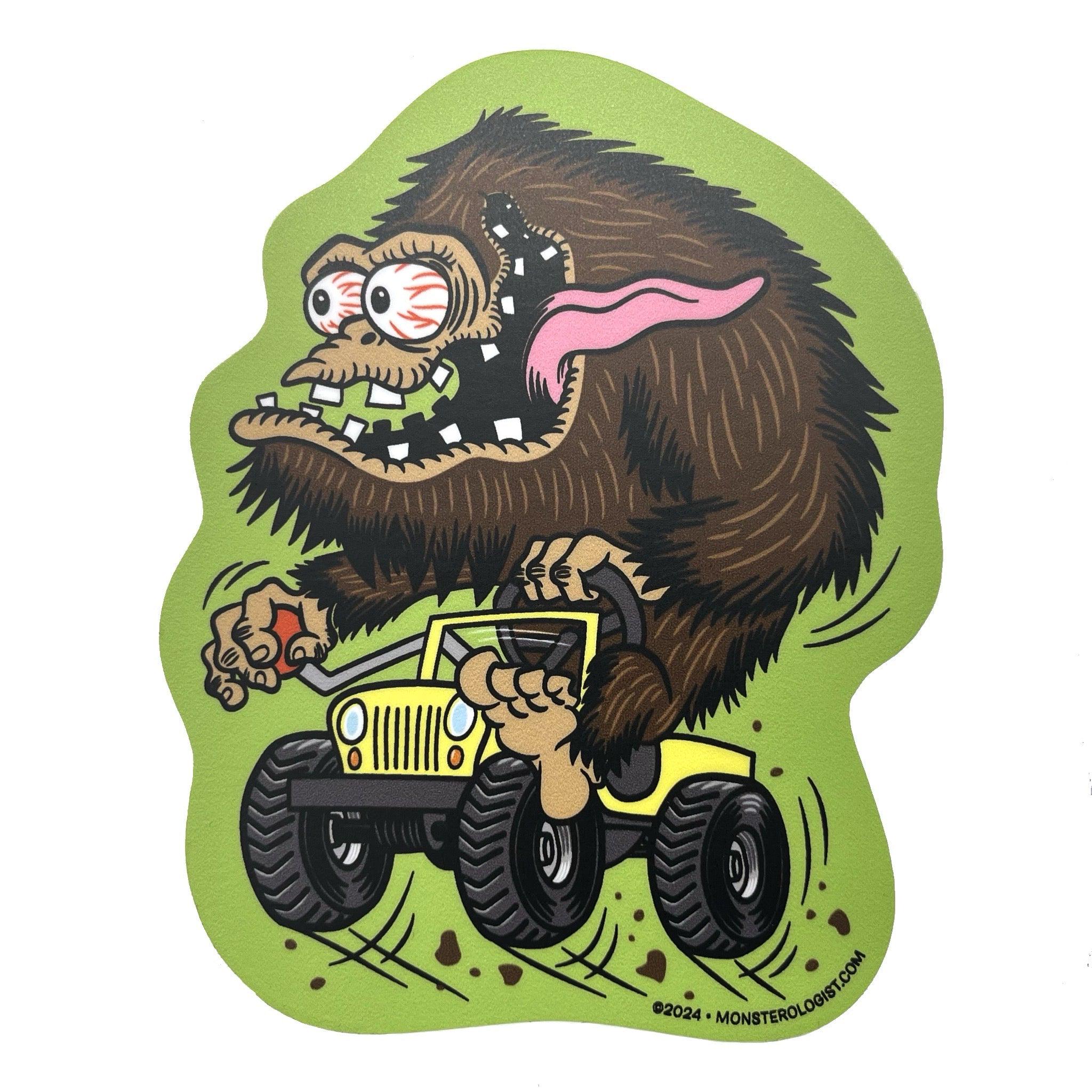 Gone Squatchin' sticker | Bigfoot | cryptozoology | Bigfoot Sasquatch cryptid