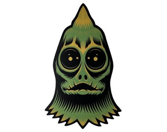 Sleestak Head sticker