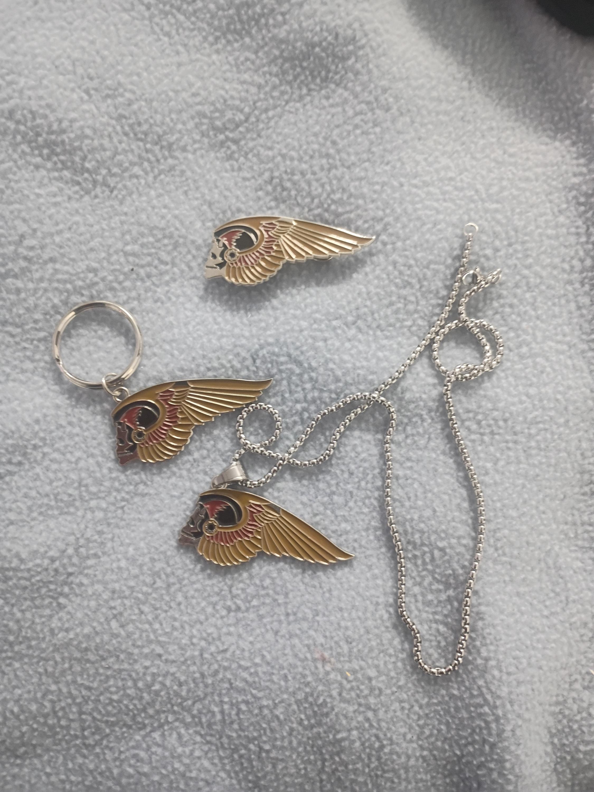 Hells angel necklace - Etsy 日本