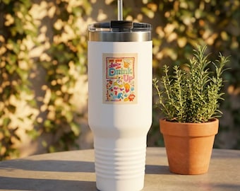 Resemugg med retrokarta över Delaware | Isolerad 113 cl-mugg