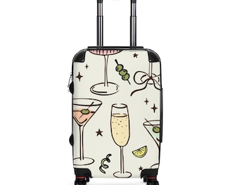 Maleta para copas de cóctel / Funda para maleta de champán y martini