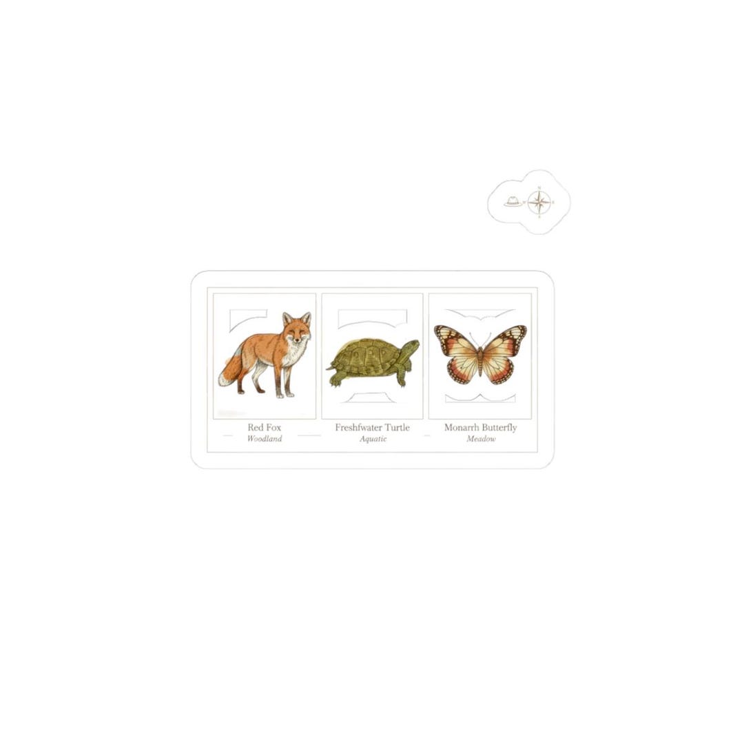 Taxonomy Stickers Animal Taxonomy Plate Stickers | Vintage Zoology, Labeled Fauna - Etsy