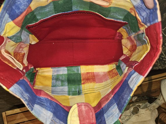 Handmade Patchwork Boho Tote Bag - image 3
