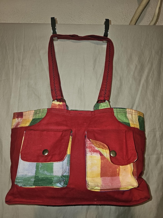 Handmade Patchwork Boho Tote Bag - image 1