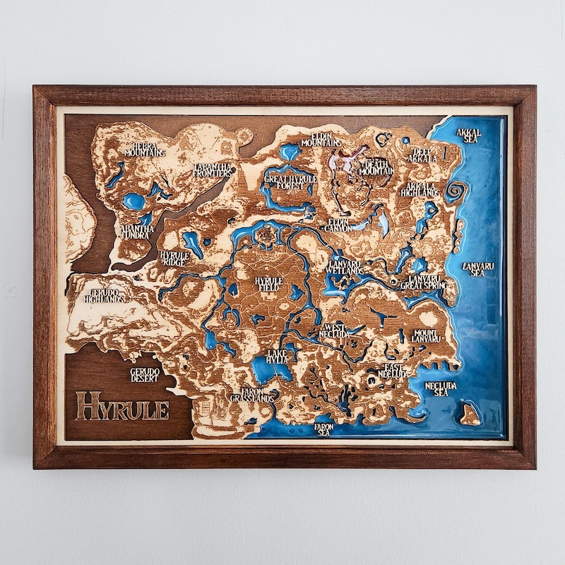Breath of the Wild Map Svg - Etsy