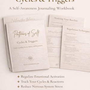Cycles & Triggers Workbook | Trauma-Informed Self-Reflection. Includes 7 Self-Help Worksheets and Exercises for Self-Awareness.