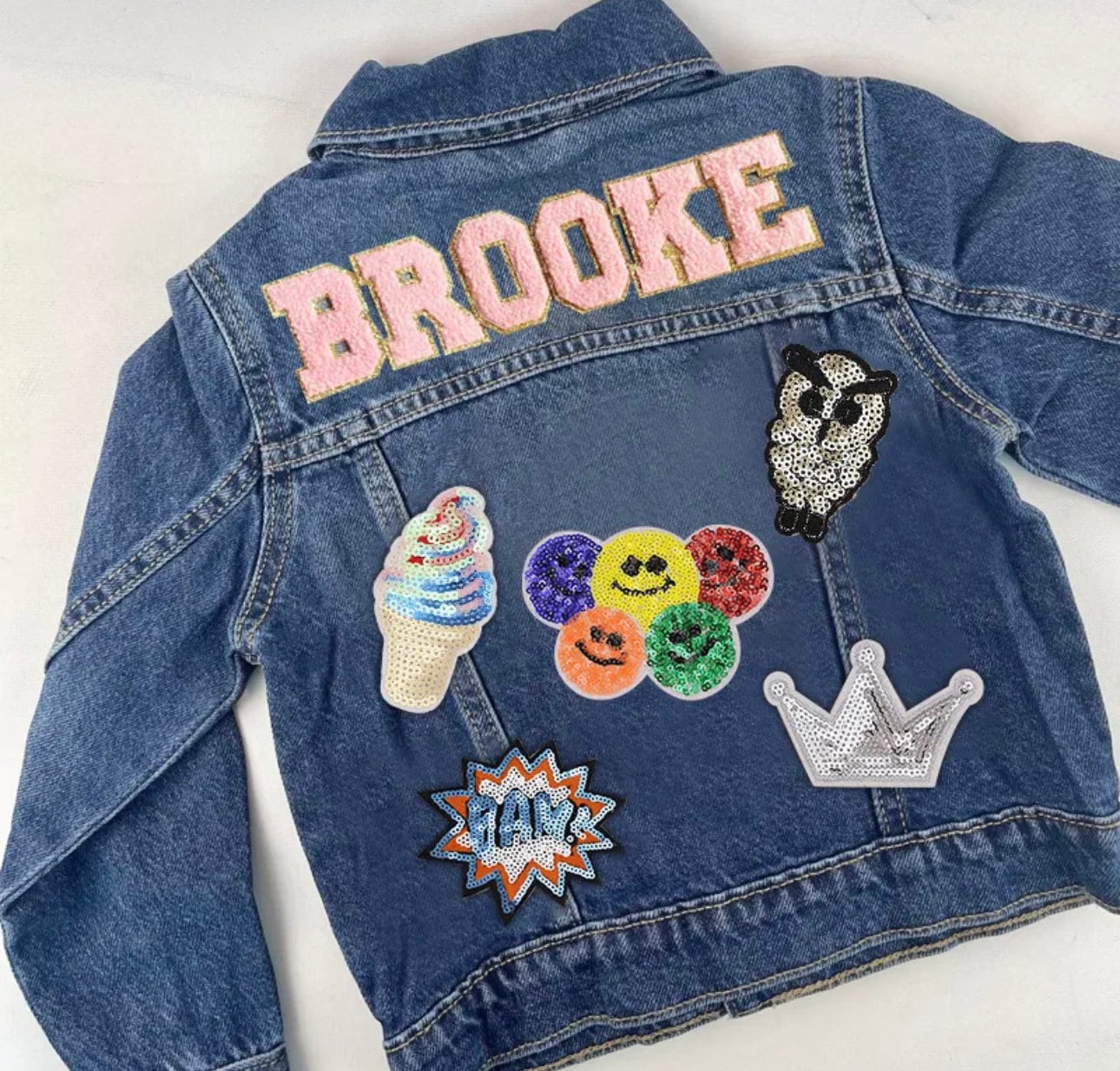 Custom Kids Jean Jacket Made to Order Etsy