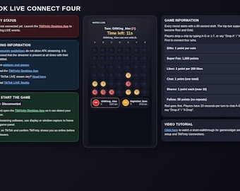 TikTok LIVE Interactive All Widgets Bundle, 15 OBS Overlay Stream Games for TikFinity, Digital Download