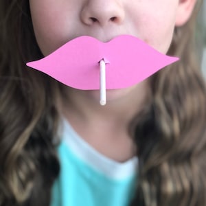 Lippen und Schnurrbärte für Lollipops .SVG und PDF Datei Digital Download