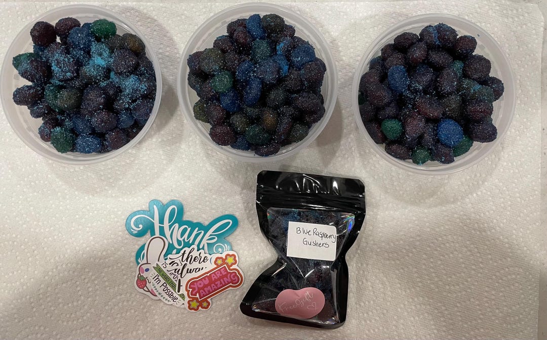 Blue Raspberry Candy Powder With Candy - Etsy