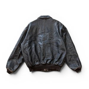Vintage Avirex Typ A-2 Lederjacke aus den 90er Jahren, Größe L Bild 2