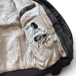 Vintage Avirex Typ A-2 Lederjacke aus den 90er Jahren, Größe L Bild 5