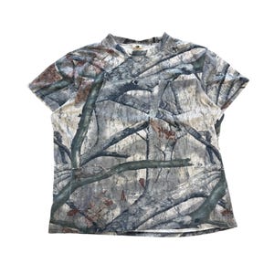 Vintage Mossy Oak Camouflage-T-Shirt aus den 2000er Jahren, Herrengröße XXL Bild 1