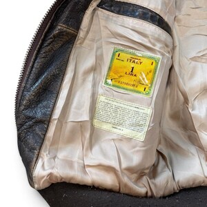 Vintage Avirex Typ A-2 Lederjacke aus den 90er Jahren, Größe L Bild 6