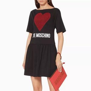moschino red heart dress Moschino Heart Dress