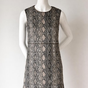 Max Mara Studio Snake Print Dress A-Line Designer Mini