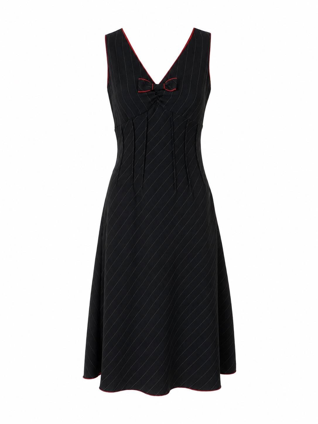 fran fine black mini dress HATCH Collection The Lottie Secret Nursing Mini Dress in Black main image 0
