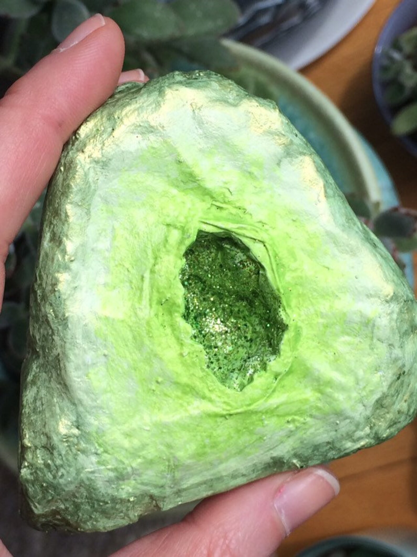 Fake Geode Geode Geode Art Crystal Art Rocks and Etsy UK