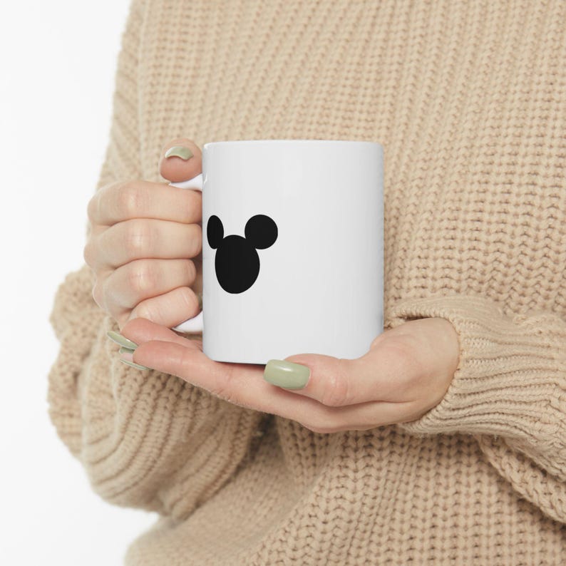 Taza de Mickey Mouse para amantes del café, regalo de cumpleaños, hogar divertido imagen 8