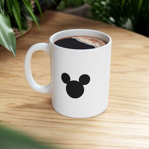 Taza de Mickey Mouse para amantes del café, regalo de cumpleaños, hogar divertido imagen 7