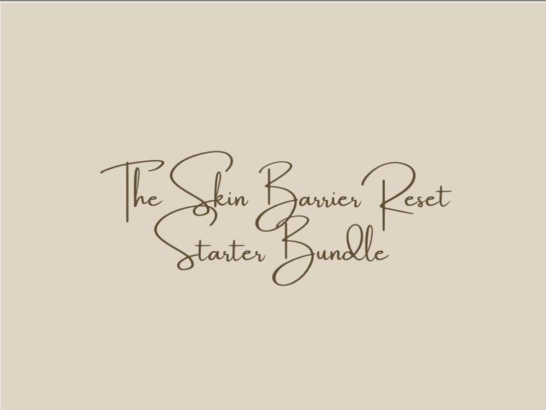 Skin Barrier Reset Starter Bundle - Etsy