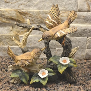 アメリカ90年代名門Andrea社　美しい色彩のハチドリ陶器オブジェ Andrea Bird Figurines - Etsy