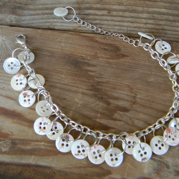 Sweet Button Charm Bracelet