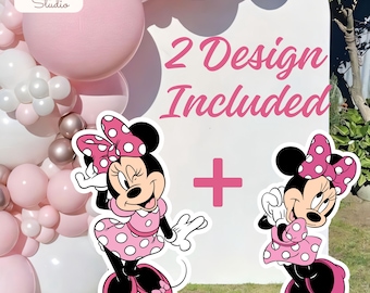 Sagoma per festa a tema topo, decorazione per compleanno o baby shower (download digitale)