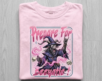Prepare For Beeyatle Shirt, Dungeon Crawler Carl Tee, Funny Goat Wizard Shirt, Comfort Colors Litrpg Sweatshirt, Book Series Gift Tee