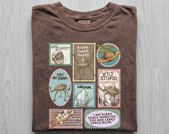 Rocky Stamp Set Project Hail Mary Shirt, Fist My Bump Sci Fi Tee, Astrophage Space Book Shirt, Bookish Alien Gift, Space Nerd Reader Tee