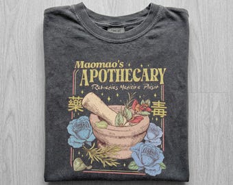 Comfort Colors® Mao Mao Apothecary Shirt, Kawaii Anime Potion Tee, Poison Tester Manga Shirt, Anime Lover Shirt, Kawaii Tee, Anime Girl Gift