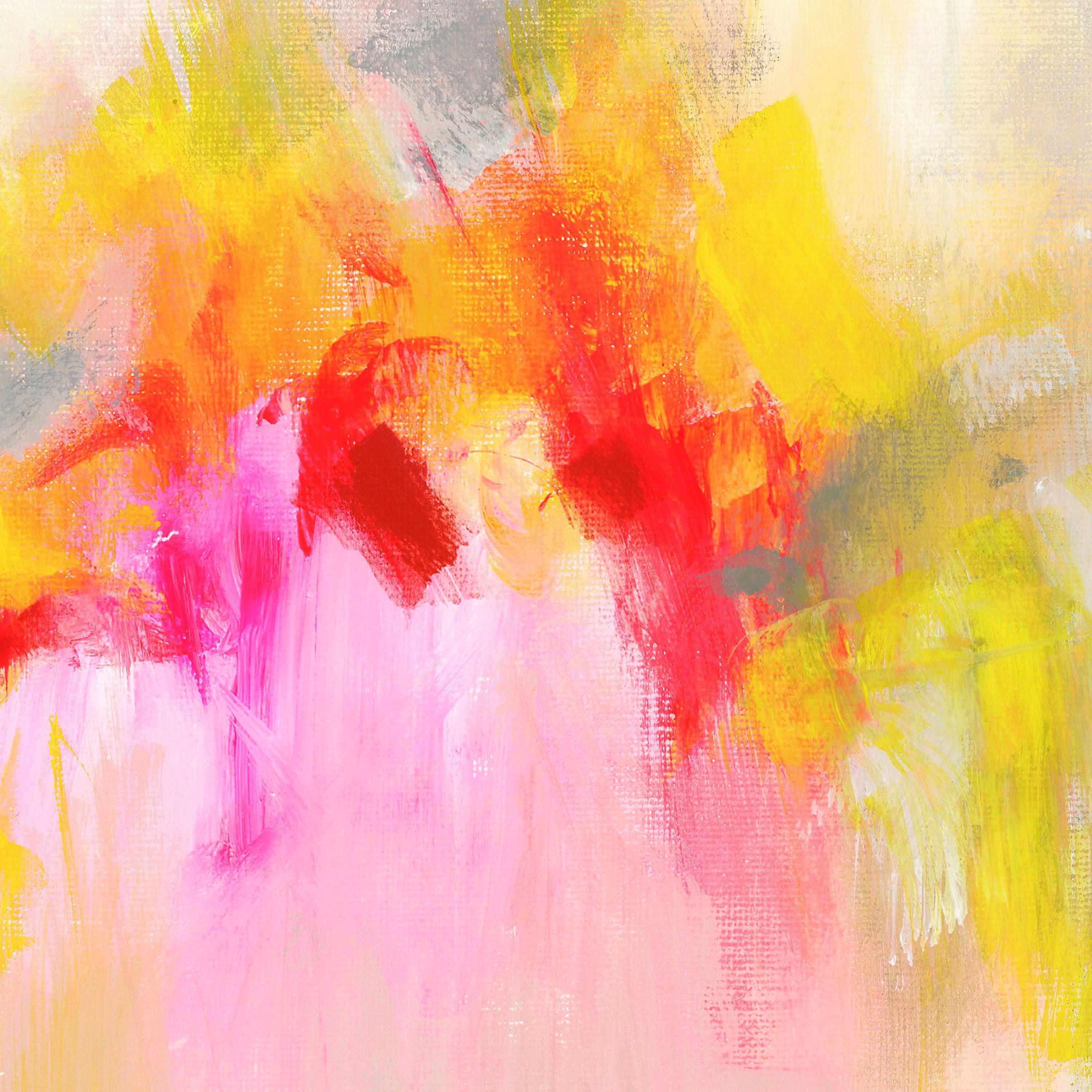 Pink Abstract Art Print, Large Giclee Wall Art, Boho Home Decor - Etsy
