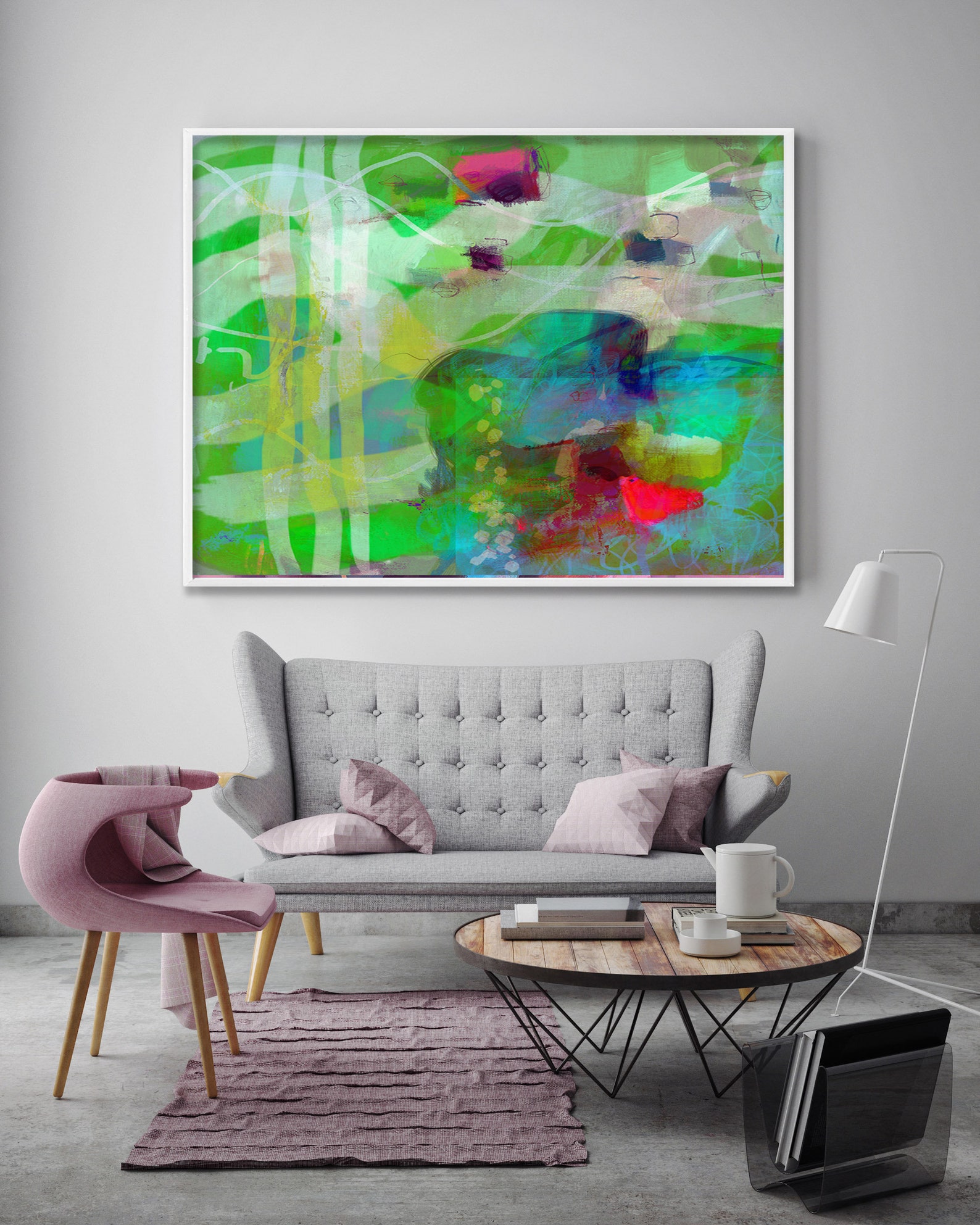 PRINTABLE Modern Abstract Wall Art Digital Download Wall Art Etsy
