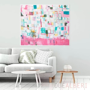 Abstract painting print, Neutral colors large minimalist abstract art, Modern textured pastel art, Trendy aesthetic large wall art