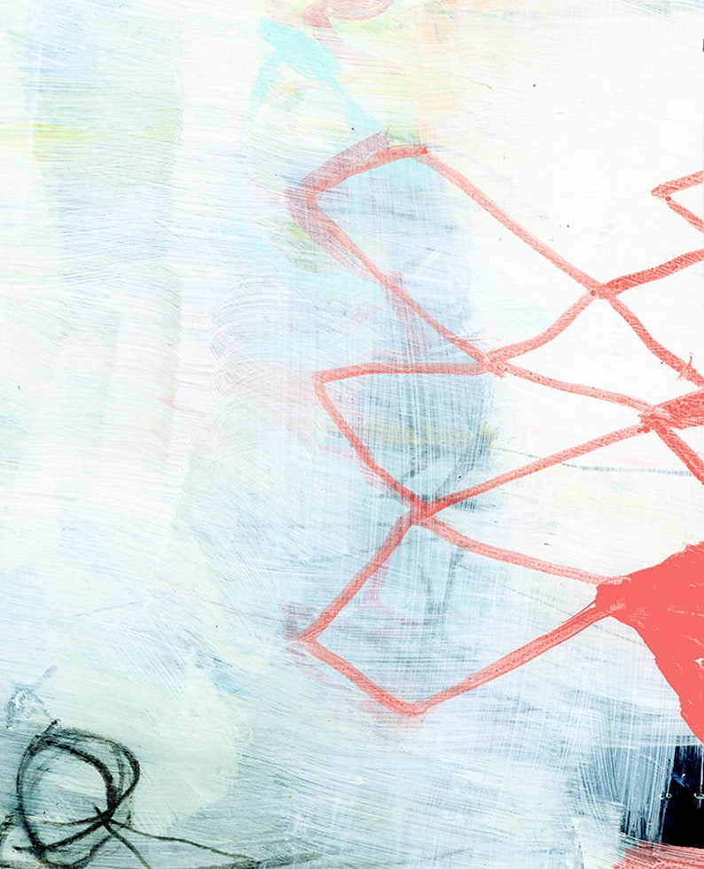 ABSTRACT PAINTING Set of 4 Prints Abstract Art Prints Etsy