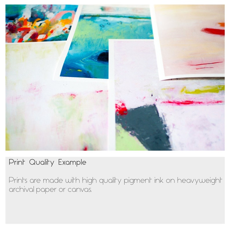 Abstract Art Print ABSTRACT PAINTING Set of 4 PRINTS Etsy