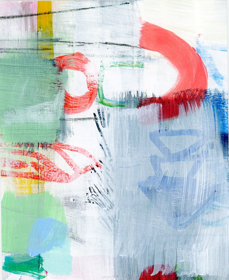 Abstract Art Print ABSTRACT PAINTING Set of 4 PRINTS Etsy