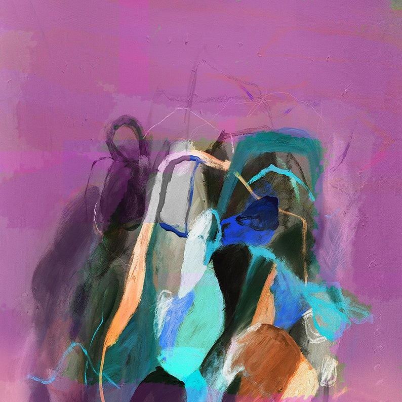 Abstract Painting Digital Download Digital Print Wall Art Etsy