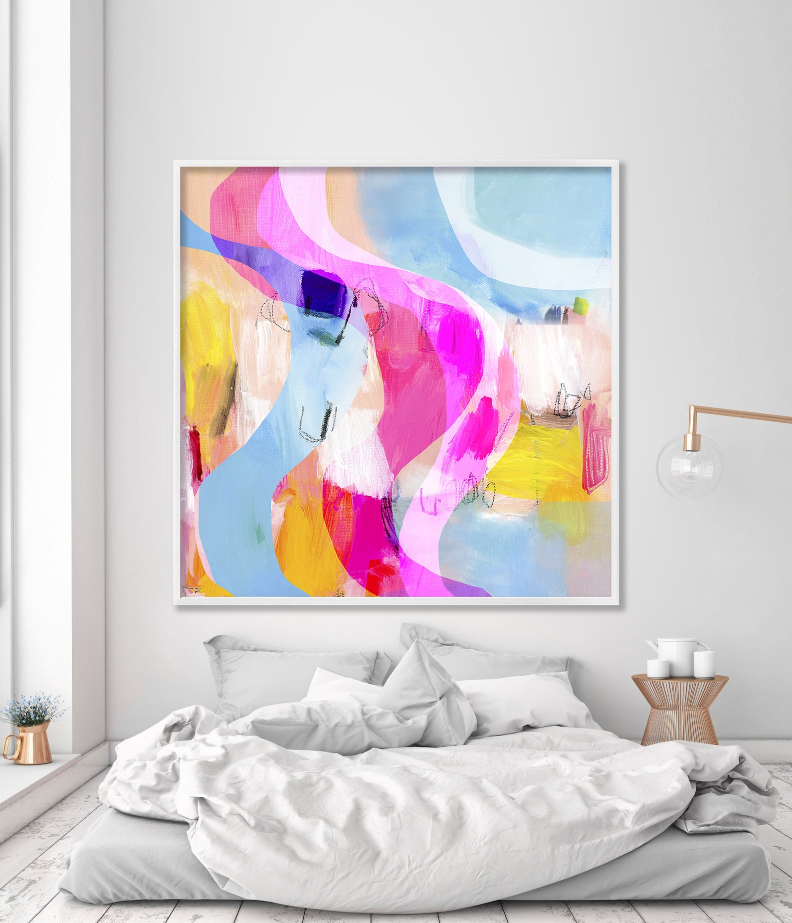 Digital Printable Art Wall Art Painting Print Vibrant - Etsy