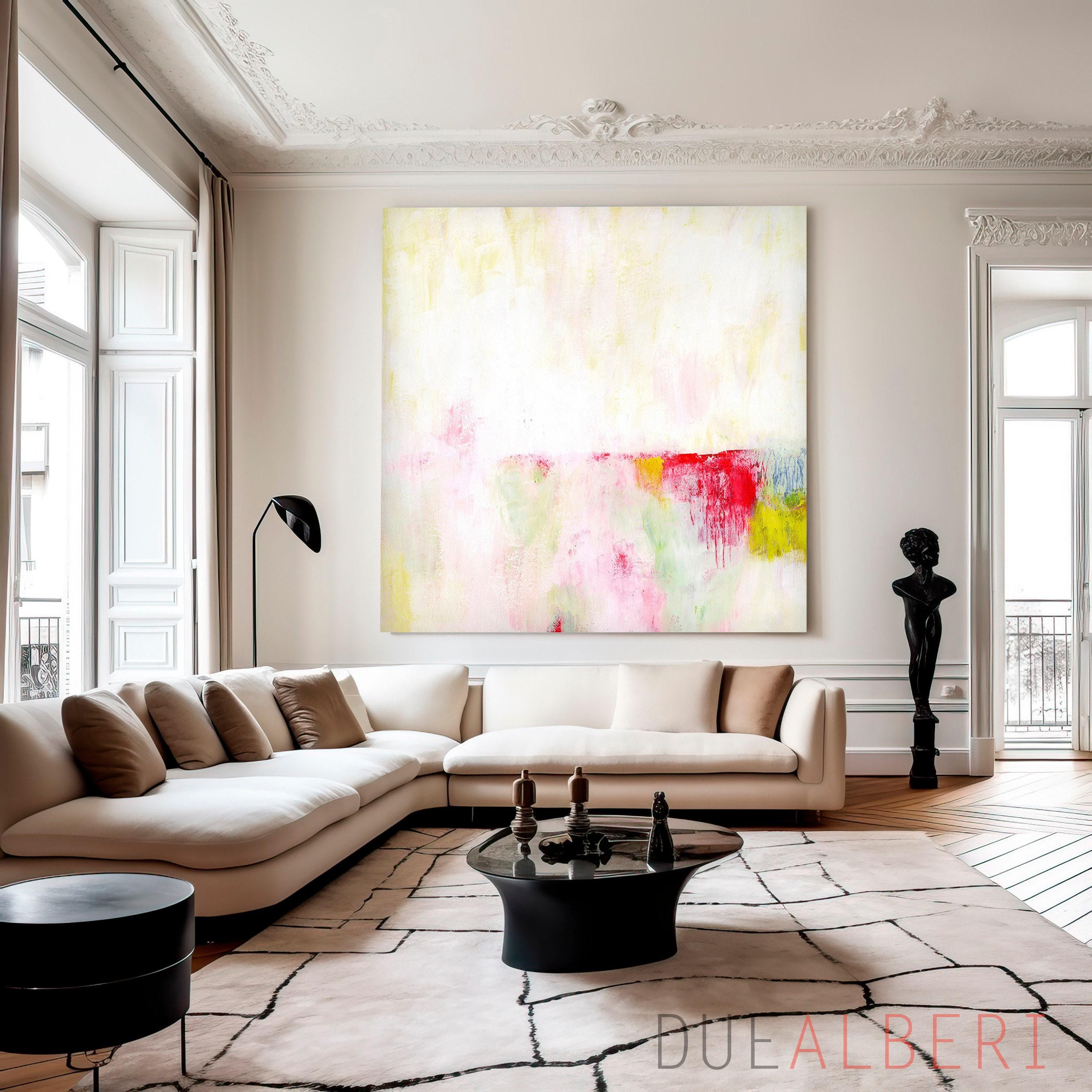 4er-Set Abstrakte Wandkunst A4 – Minimalistische Drucke, Ungerahmt, Für Wohnzimmer & Mehr