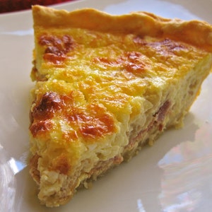 Bacon Onion Quiche, PDF Recipe