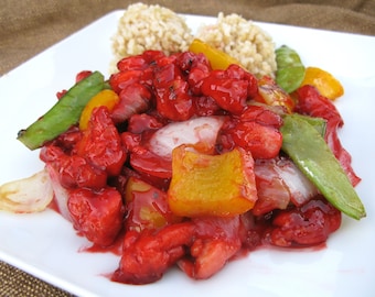 Sweet and Sour Chicken, Homemade PDF Recipe