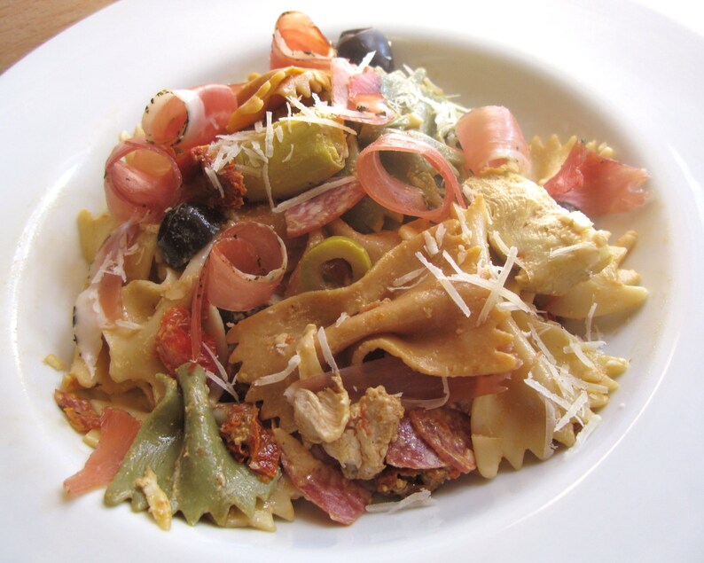My Pancetta Pasta Salad, PDF Recipe Etsy