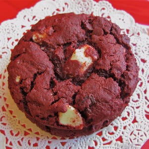 Red Velvet White Chocolate  Cookies, PDF Recipe