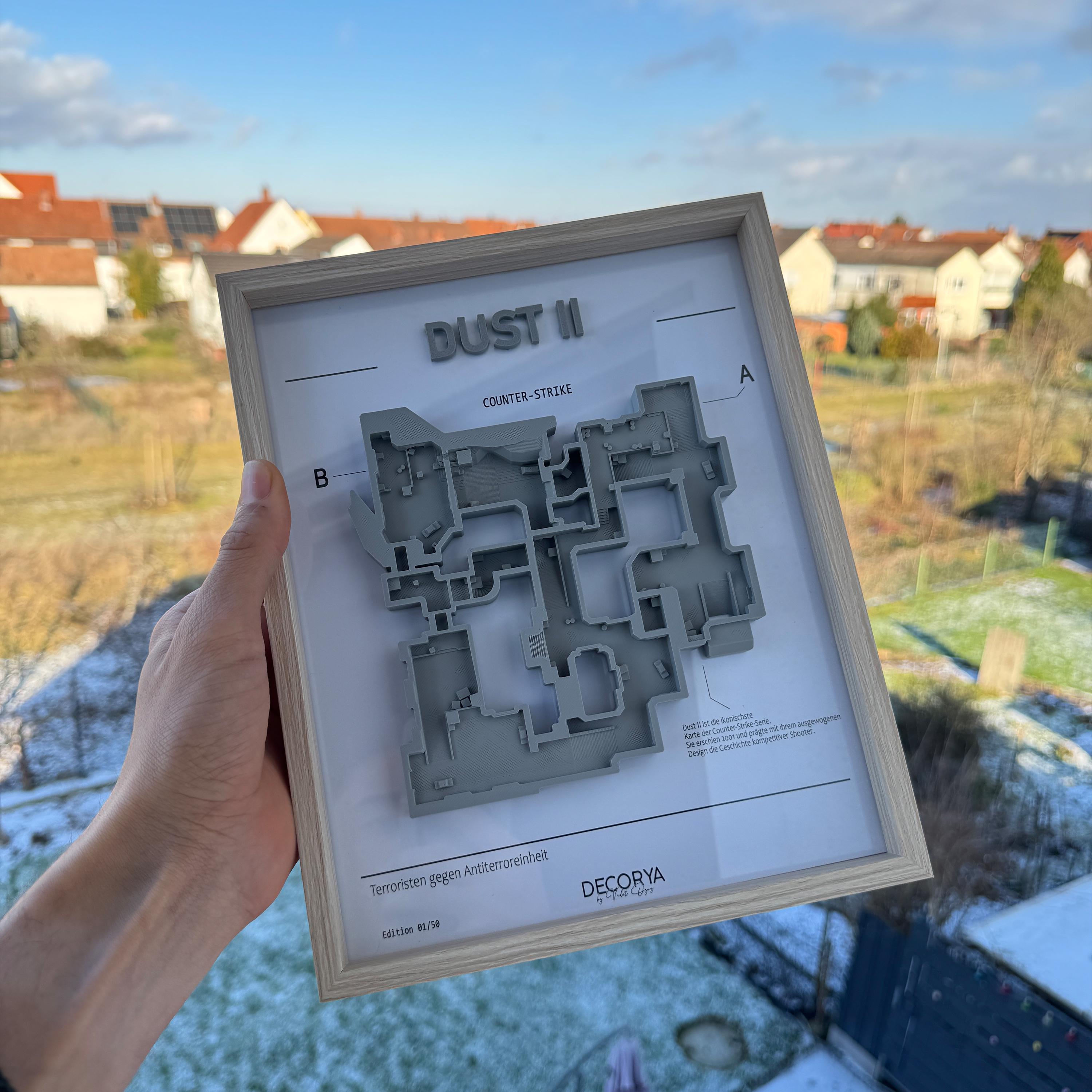 Counter Strike 2 - 3D Map Collection | Dust 2 - Etsy