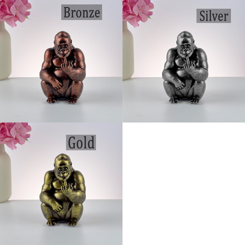 frecher-gorilla-middle-finger-edle-dekofigur-in-metallic-optik